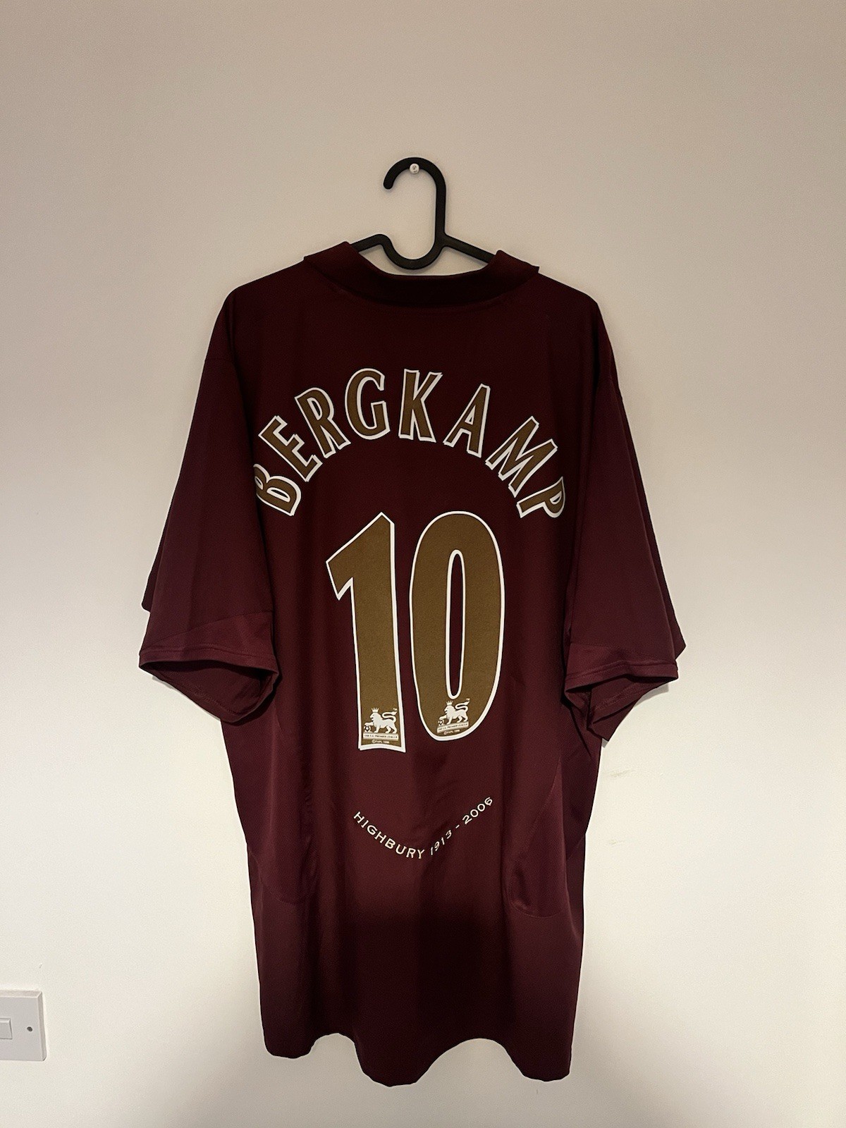 Arsenal 2005/2006 Home Football Shirt, BERGKAMP 10, XXL for sale on Ebay