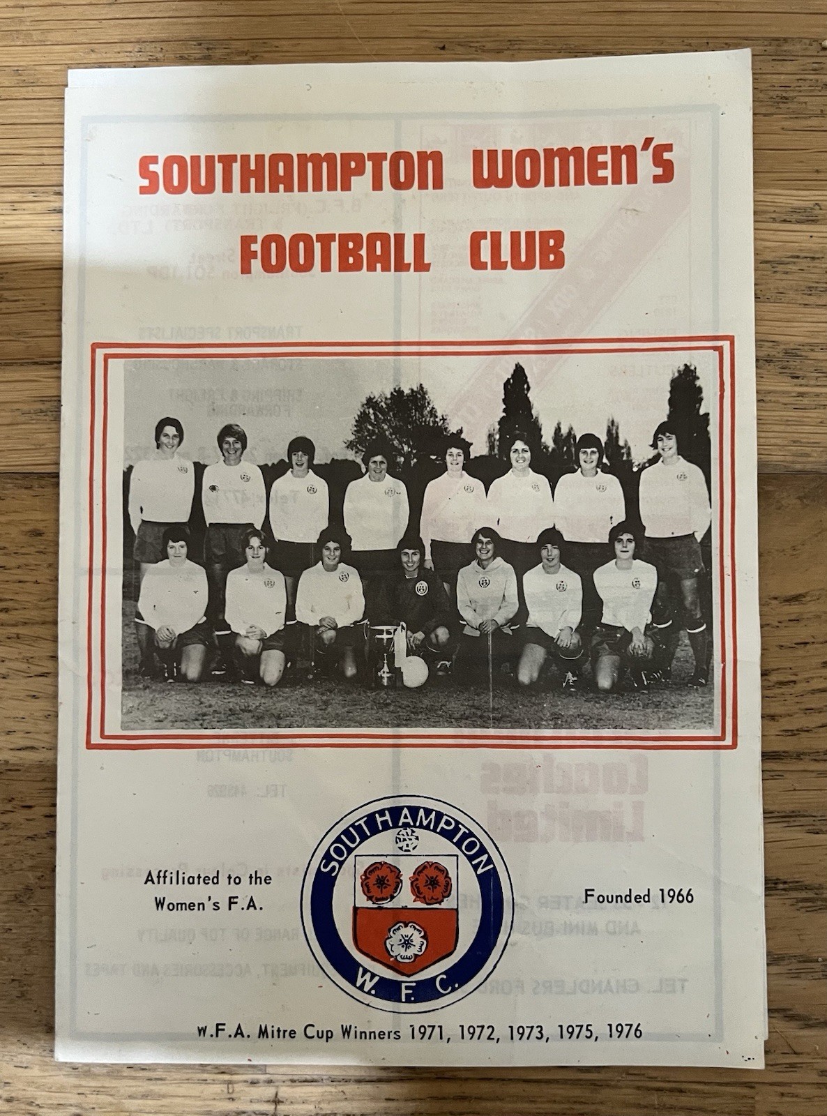 Southampton Women’s Football Club Programme V QPR , no date shown , nice cond for sale on Ebay