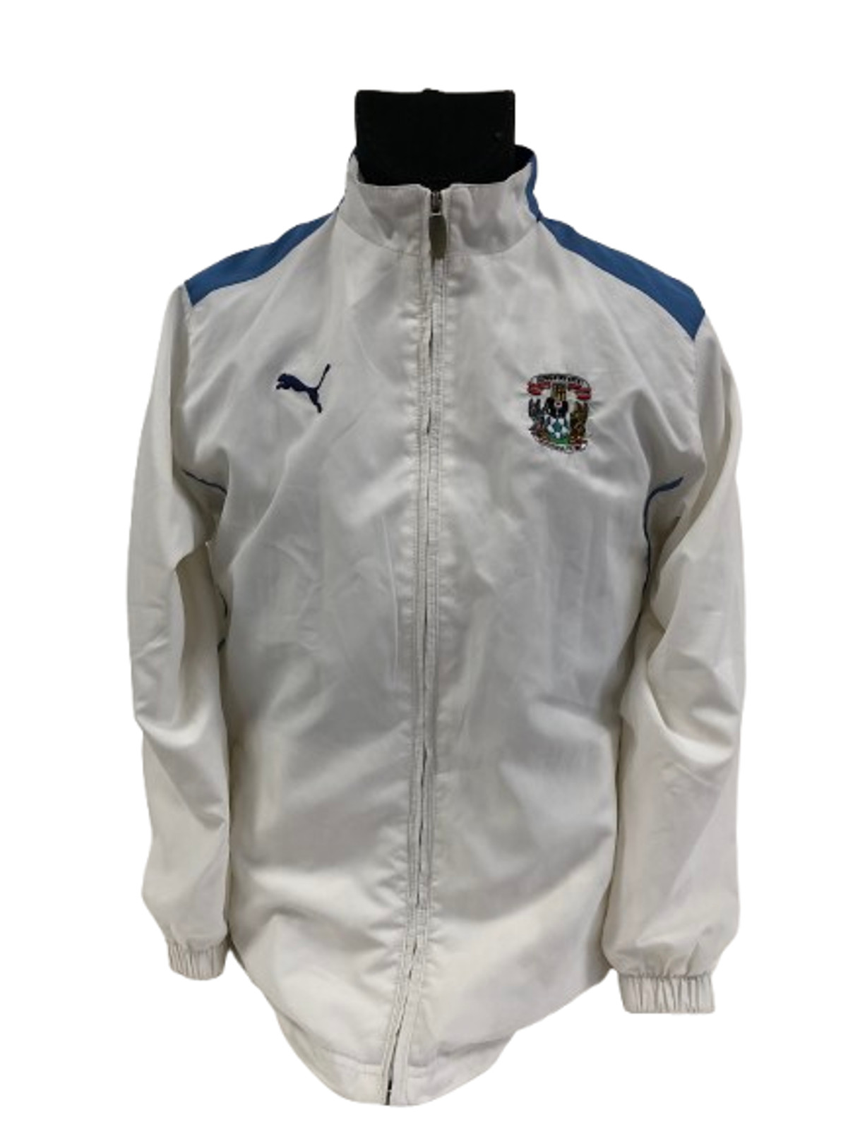 Puma Coventry City FC White Jacket Youth Size S 32/34 pre-loved Football Fans for sale on Ebay