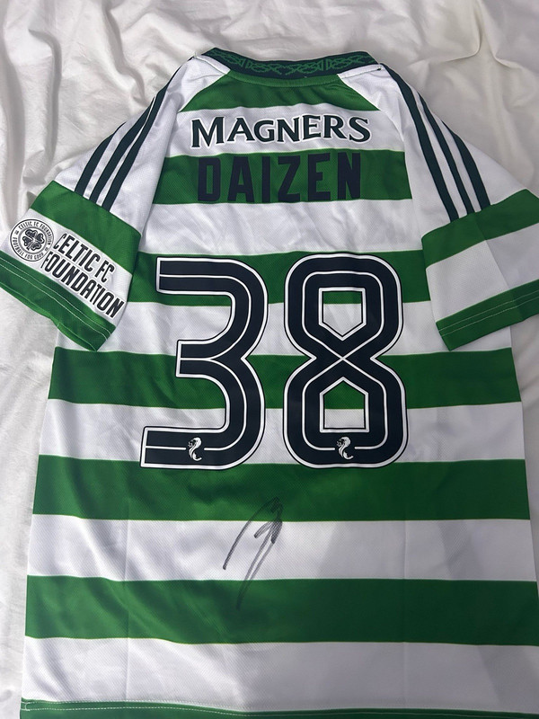 Signed Daizen Meada 24/25 Celtic Football Shirt With Photo Proof for sale on Ebay