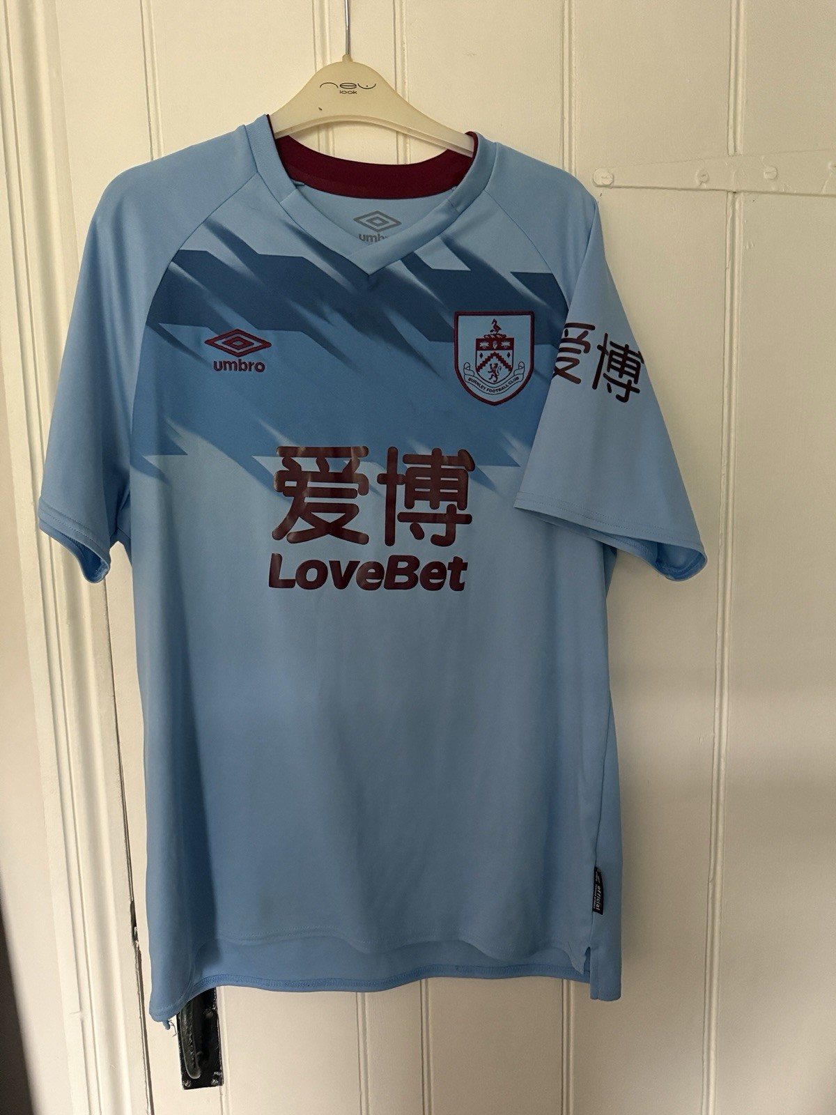 Burnley FC Football Shirt, Size Large, Very Good Condition, Rare for sale on Ebay