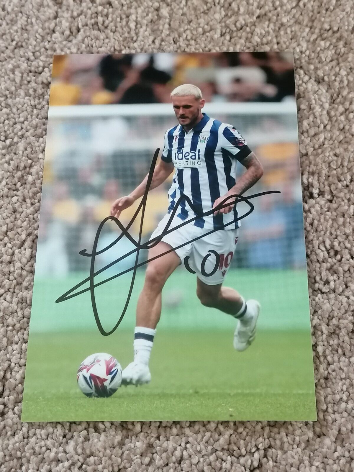 WBA. WEST BROM. WEST BROMWICH ALBION. HAND SIGNED PHOTO 6X4. JOHN SWIFT.  for sale on Ebay