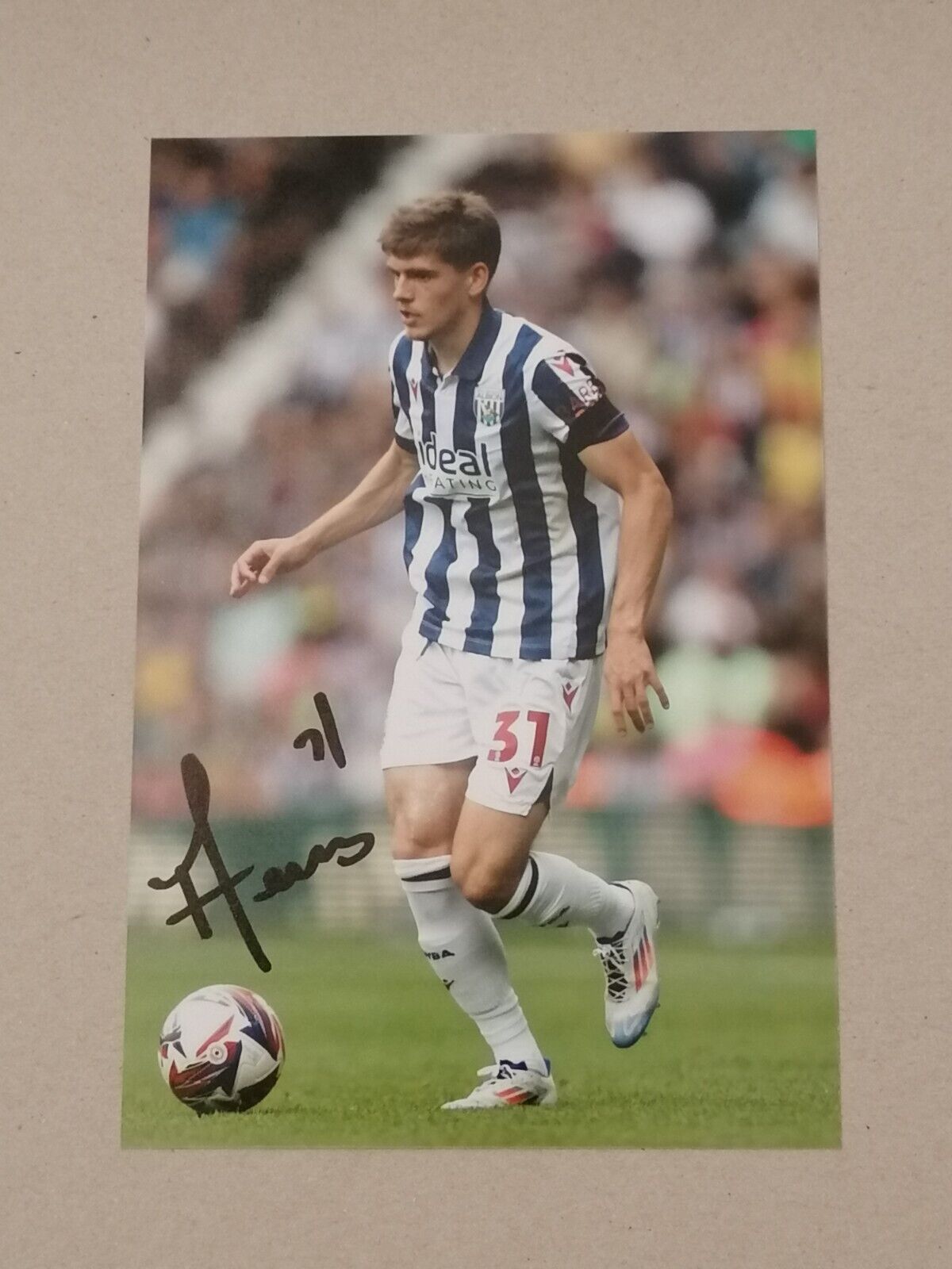 WBA. WEST BROM. WEST BROMWICH ALBION. HAND SIGNED PHOTO 6X4 TOM FELLOWS.  for sale on Ebay