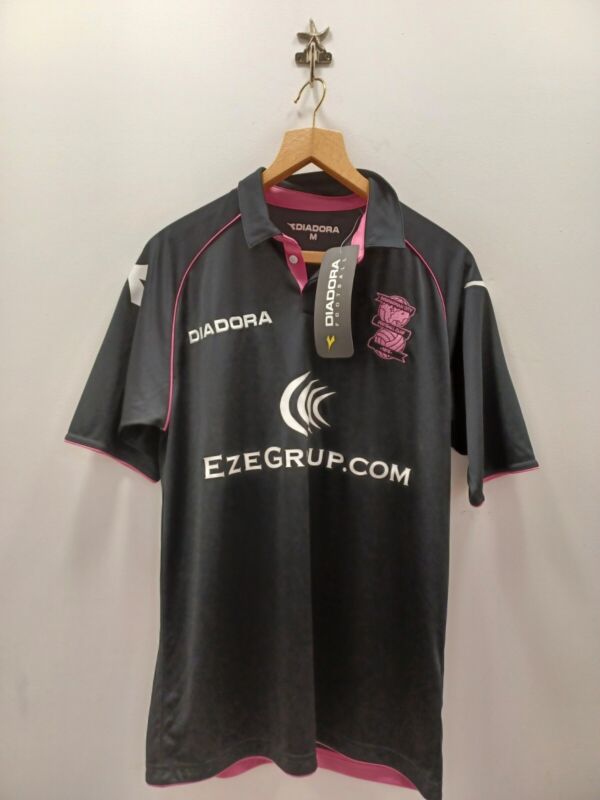 Birmingham City 2012/13 Away Shirt Medium Black Pink NWT for sale on Ebay