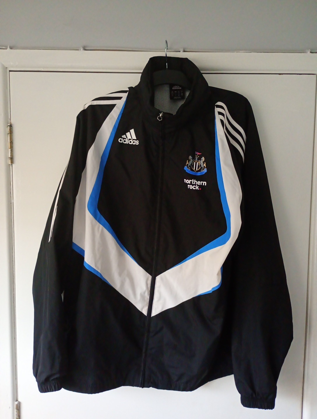 Newcastle United FC Adidas  UK 44/46 Adult  2008/09  Rain Jacket for sale on Ebay