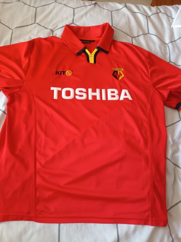 Watford shirt  Red Special Editon  Kit@  3rd Shirt 2002/03  Size XL in VGC for sale on Ebay