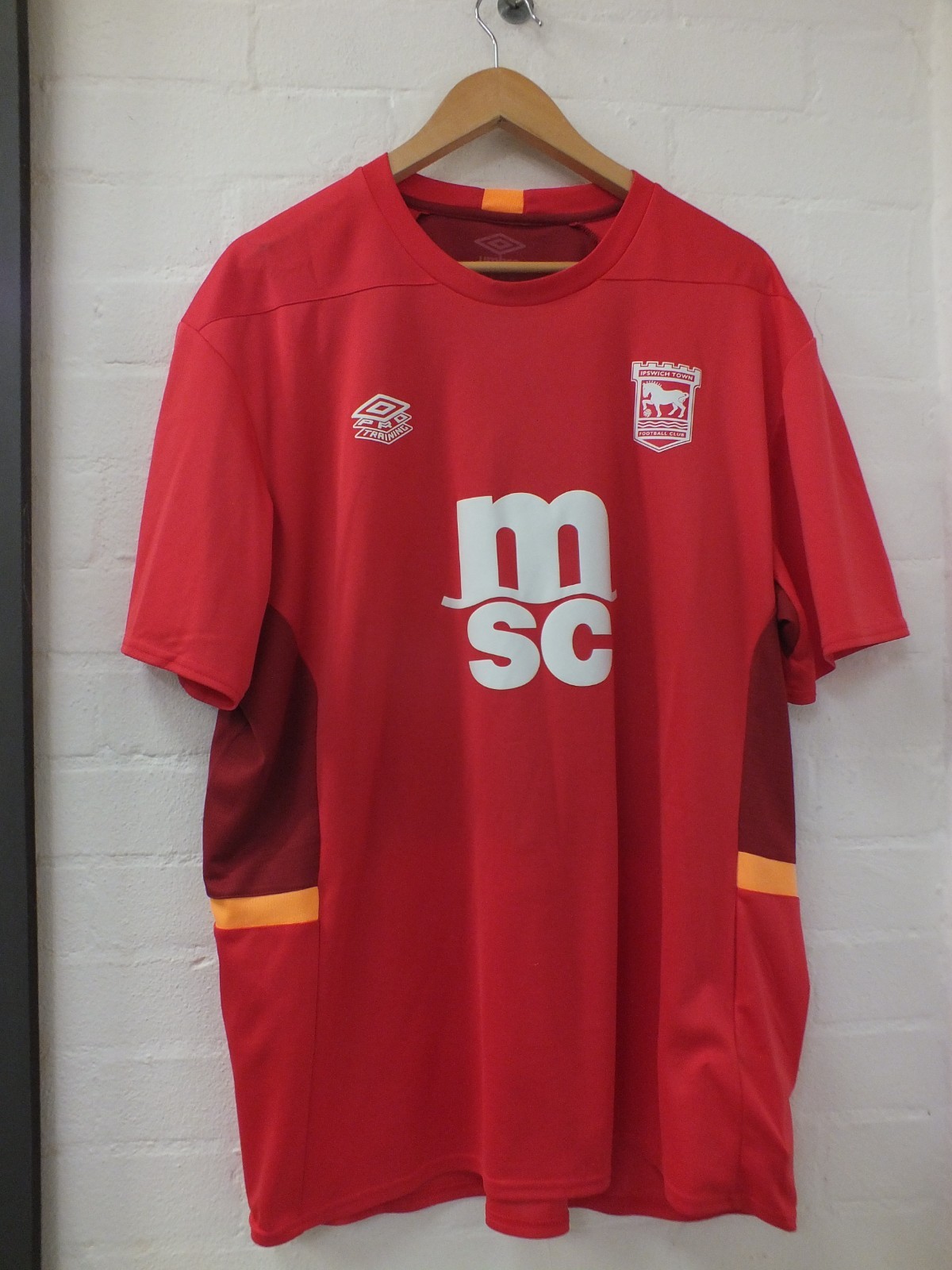 Ipswich Town Umbro Red Training Shirt Top Size 3XL (Hol) for sale on Ebay
