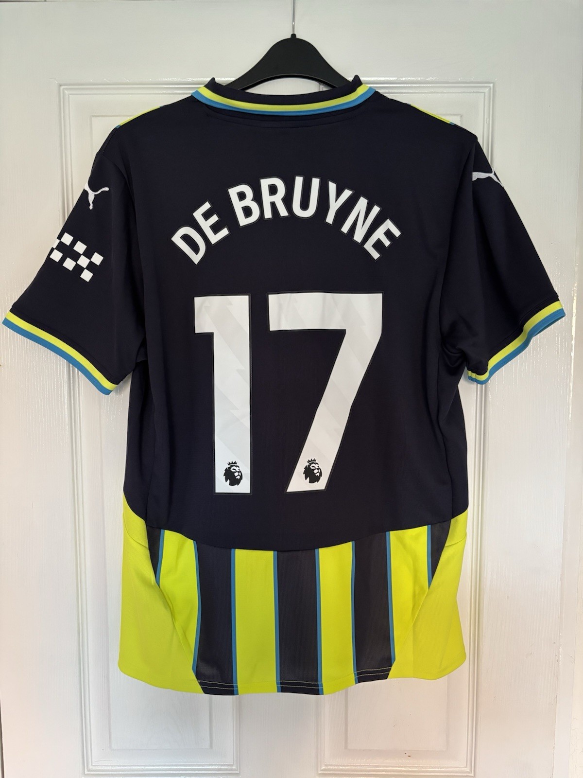 BNWT Manchester City De Bruyne Shirt Size L for sale on Ebay