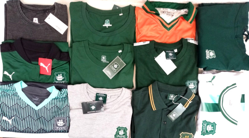 Collection of Plymouth Argyle FC Merchandise Clothing Job Lot for sale on Ebay