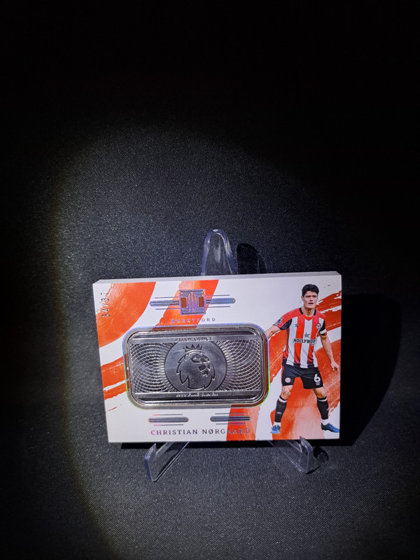 Christian Nørgaard - Brentford - Panini Impeccable 23/24 - Silver Bar /37 for sale on Ebay