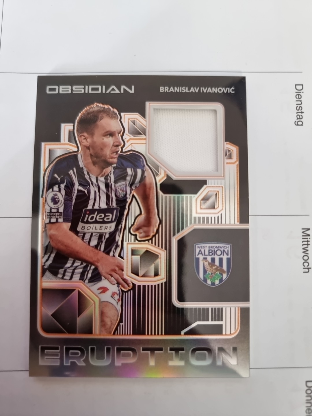 2020-21 Panini Obsidian Branislav Ivanovic /50 Relic West Bromwich Albion for sale on Ebay