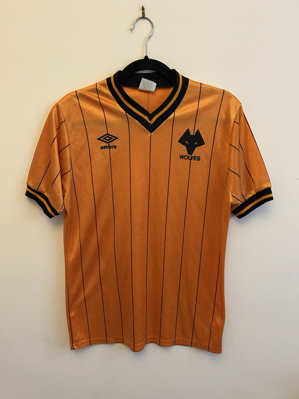 Wolverhampton Wanderers Wolves Original 1985-86 Umbro Home Shirt S/M for sale on Ebay