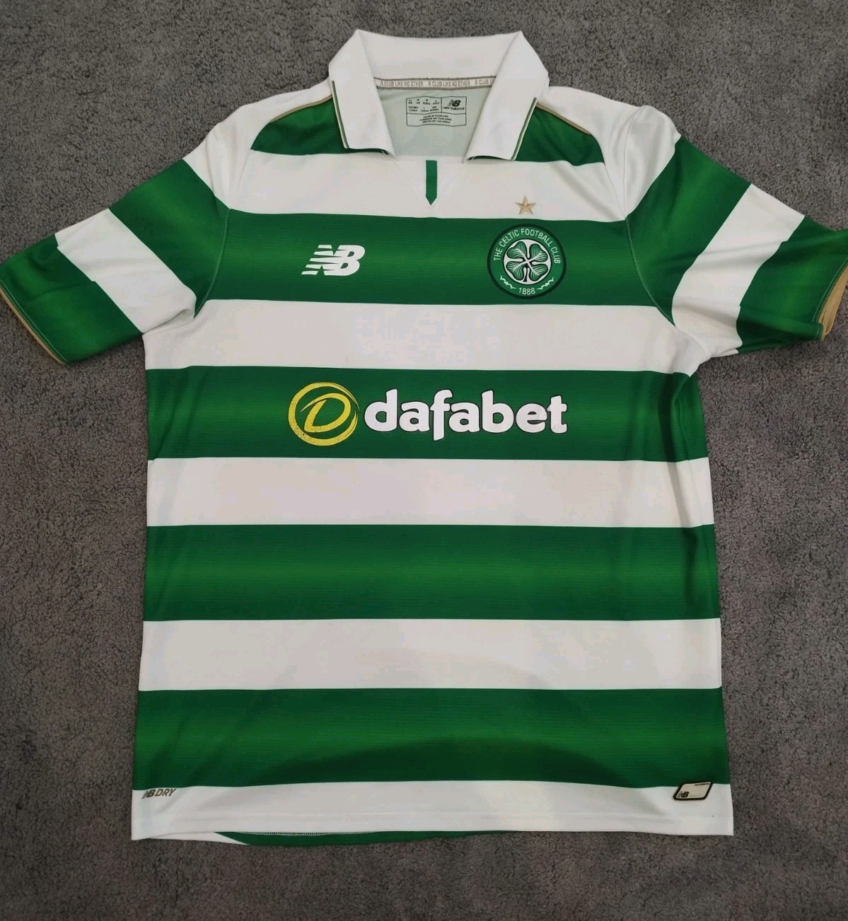 Celtic 2016-17 Invincible Treble Medium Home Shirt for sale on Ebay