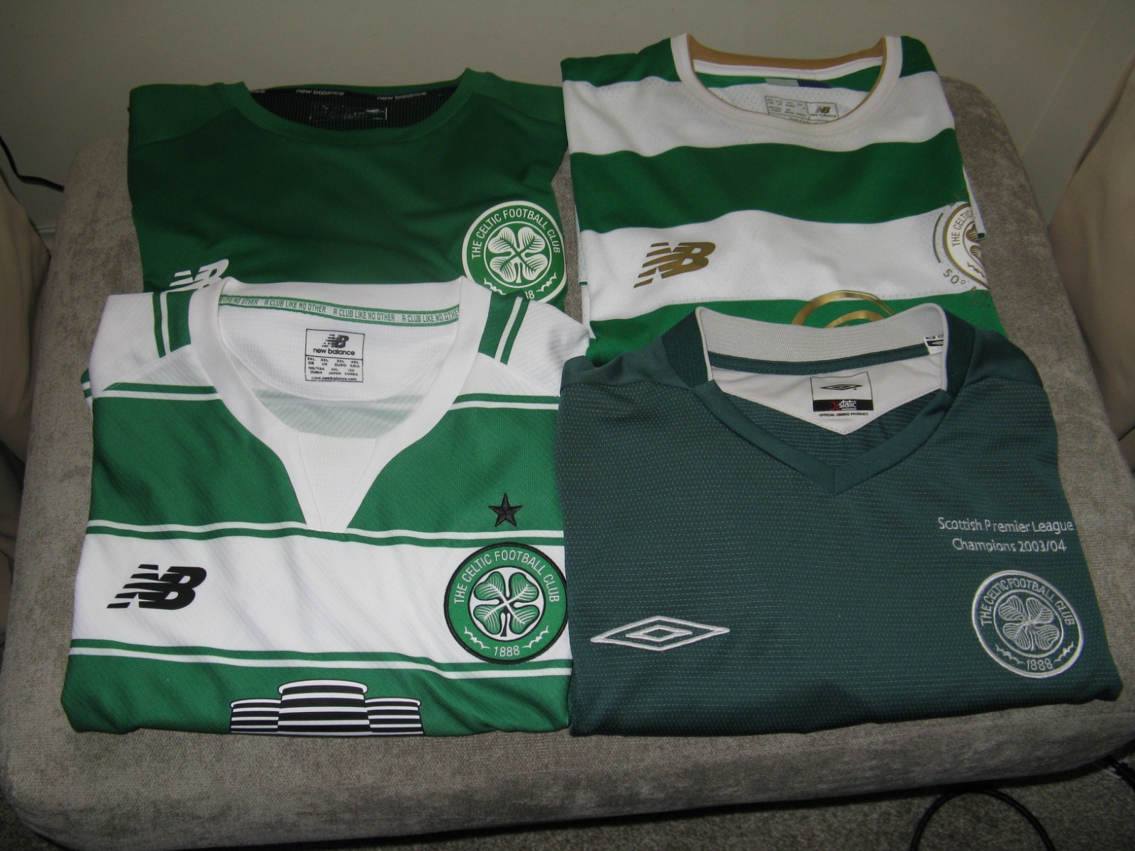 CELTIC FC JOBLOT OF FOUR CELTIC FOOTBALL SHIRTS for sale on Ebay