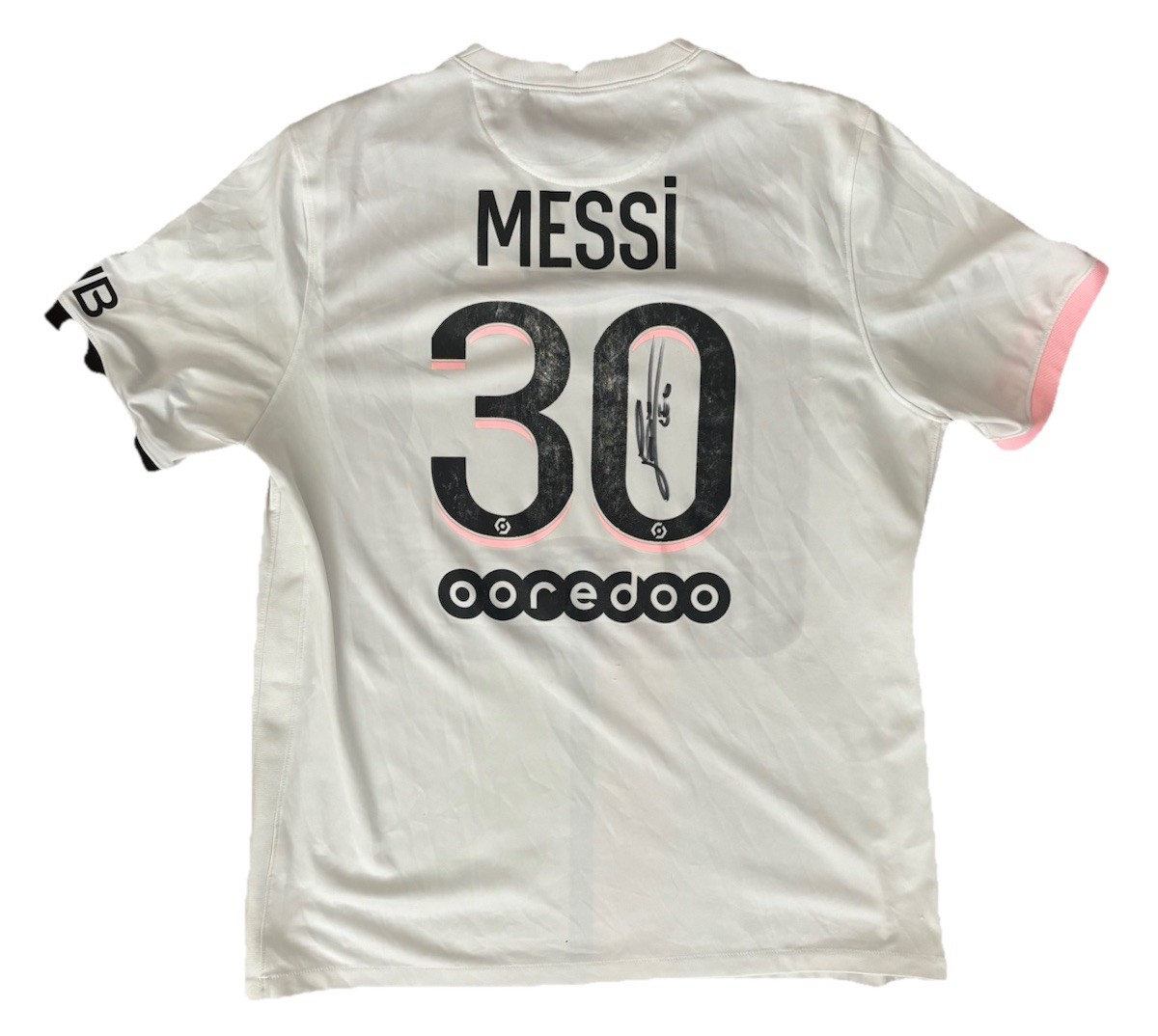 LIONEL MESSI HAND SIGNED Original PSG 2021/22 Away Shirt Nike Size XL #30 COA for sale on Ebay