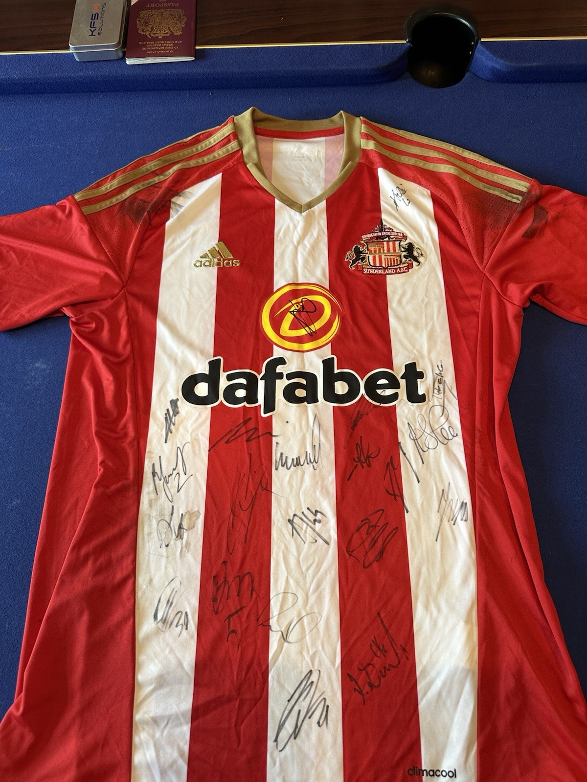 Signed Sunderland Shirt 2016-17 for sale on Ebay