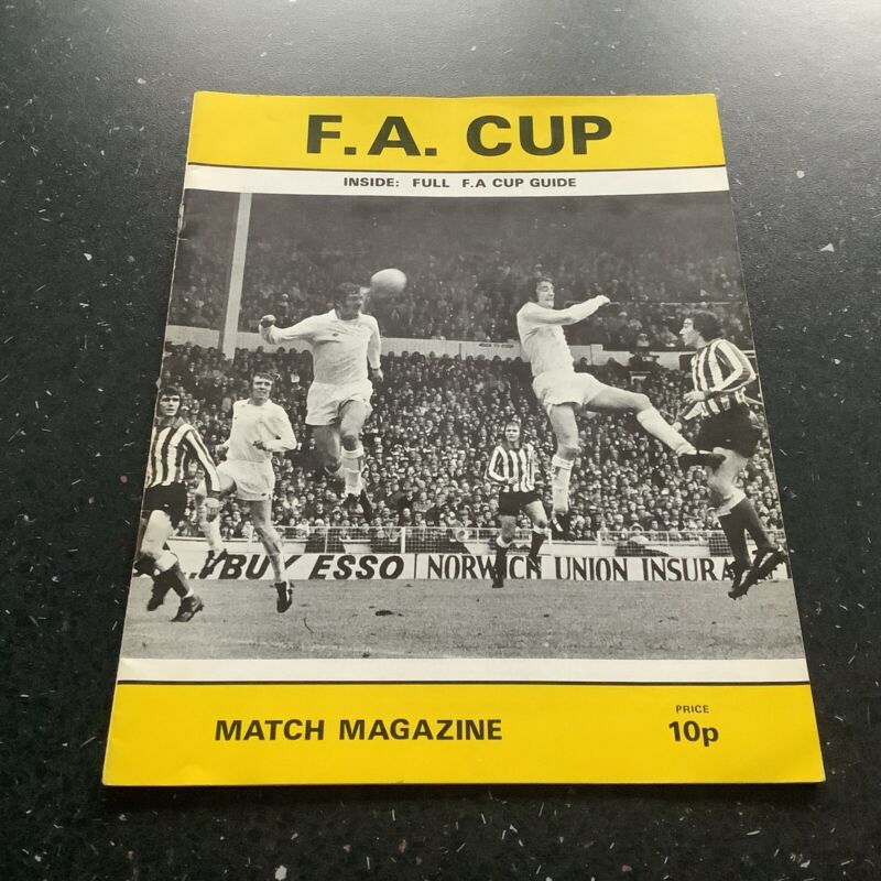 LEEDS UNITED V DERBY COUNTY FA CUP FIFTH ROUND PIRATE MATCH PROGRAMME 1975 for sale on Ebay