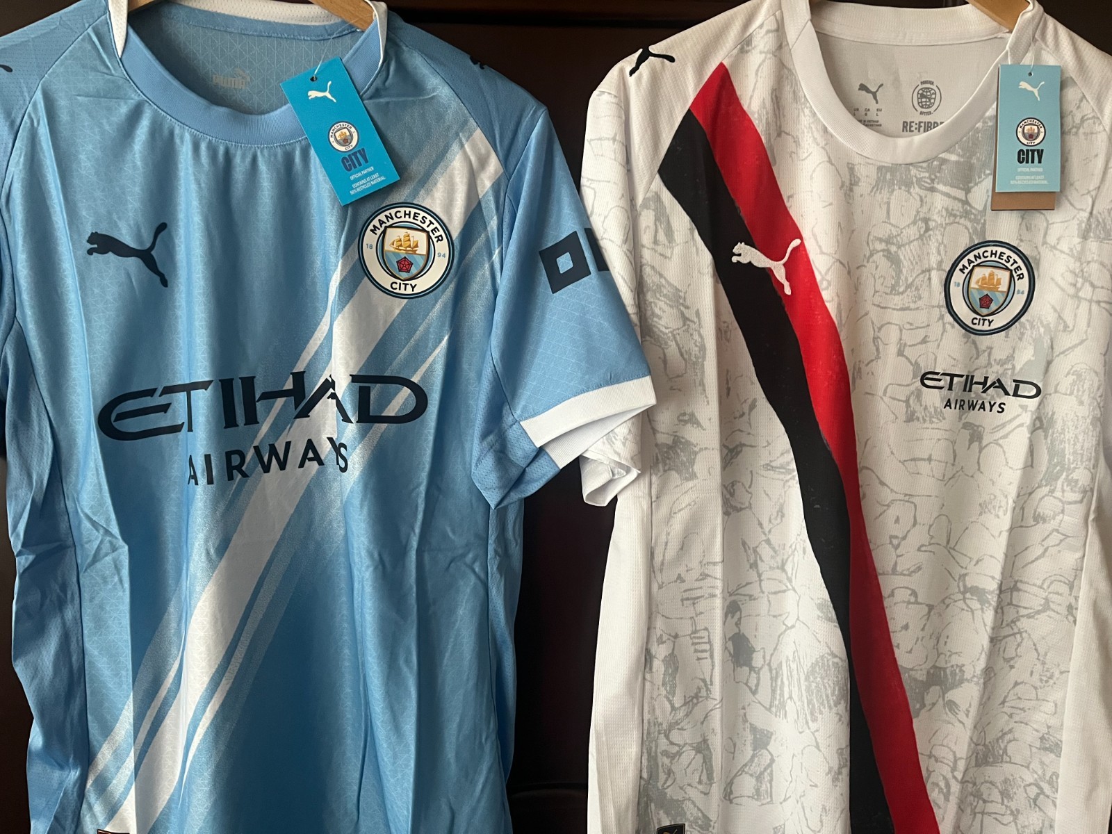 Bundle Manchester City Football Mens Shirts Jerseys Size M Medium 1+1 25/26 Kit for sale on Ebay