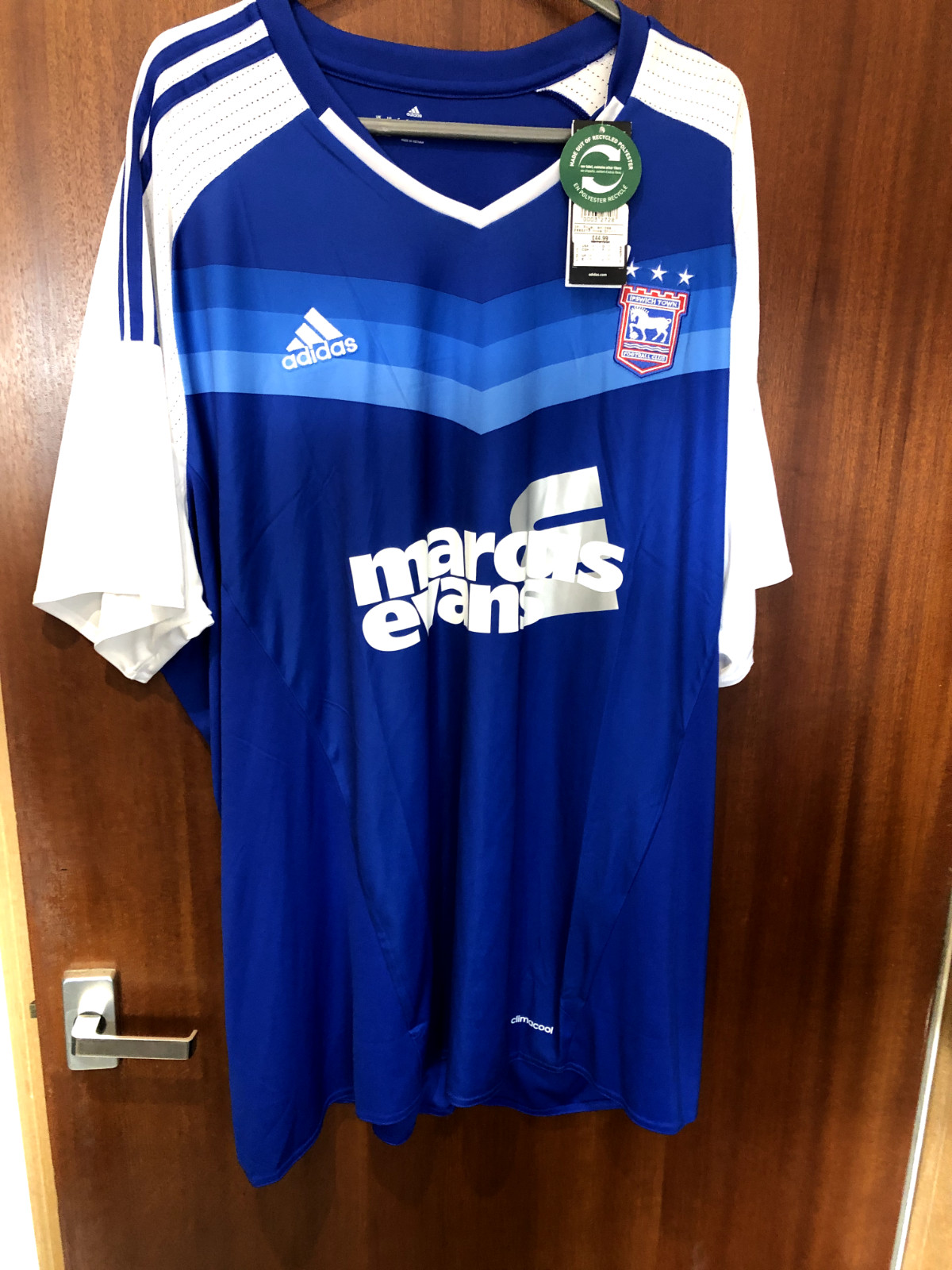 IPSWICH TOWN FC  (HOME SHIRT)  3XL- XXXL (NEW WITH TAGS ) FREE POSTAGE !!!!!!!!! for sale on Ebay