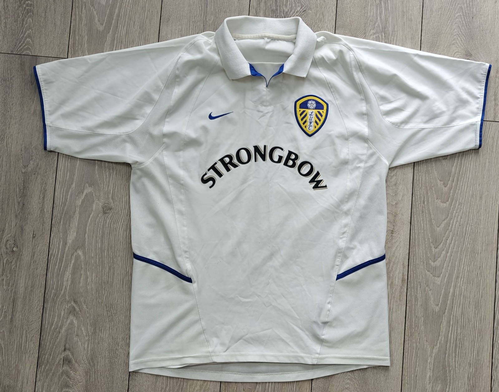 Leeds United 2002/2003 Home Authentic Nike Strongbow Football Shirt, XL ✅ for sale on Ebay