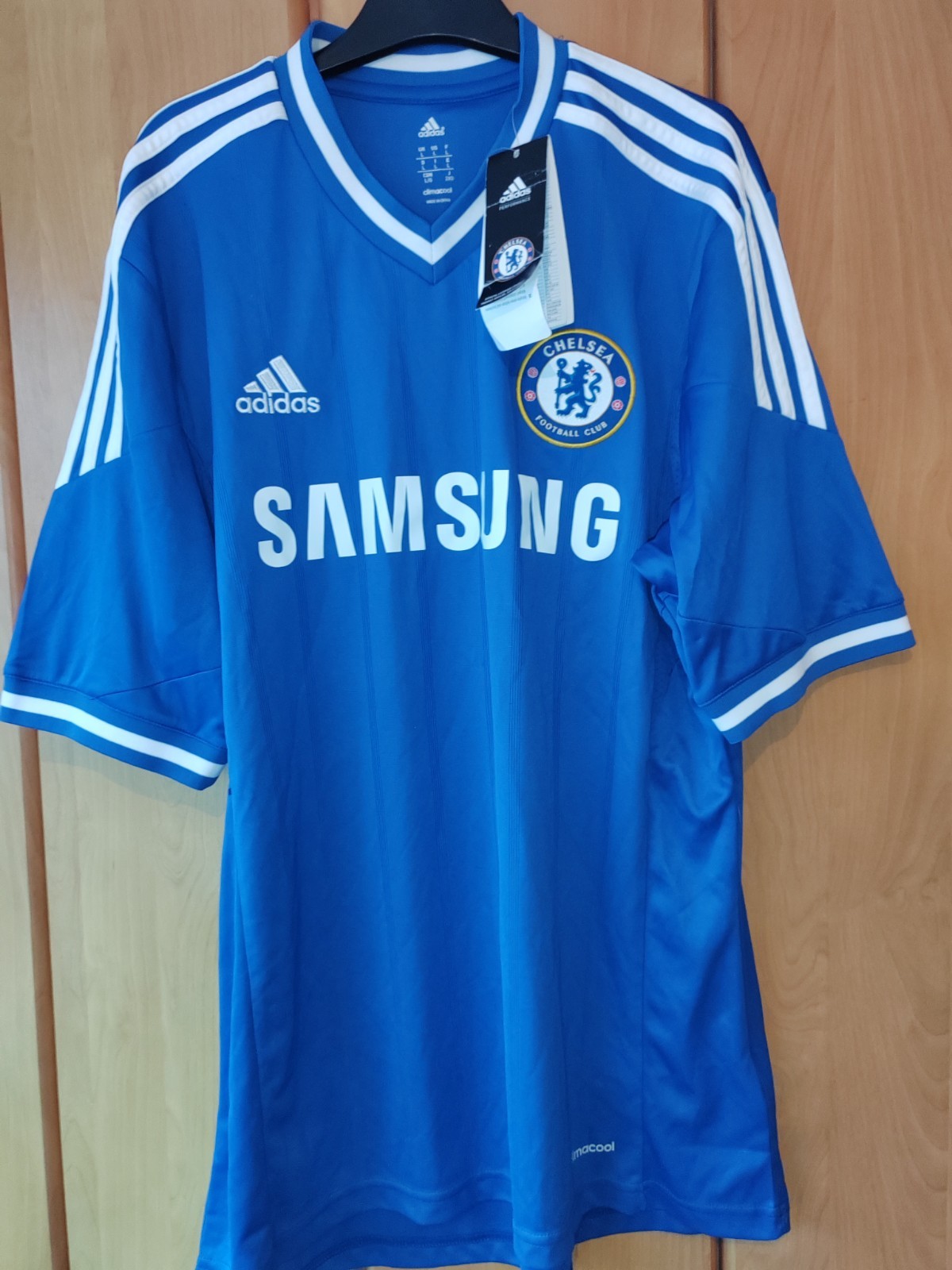 Adidas Chelsea 2013/14 Home Football Shirt Size Men’s Large CFC Official Blue for sale on Ebay