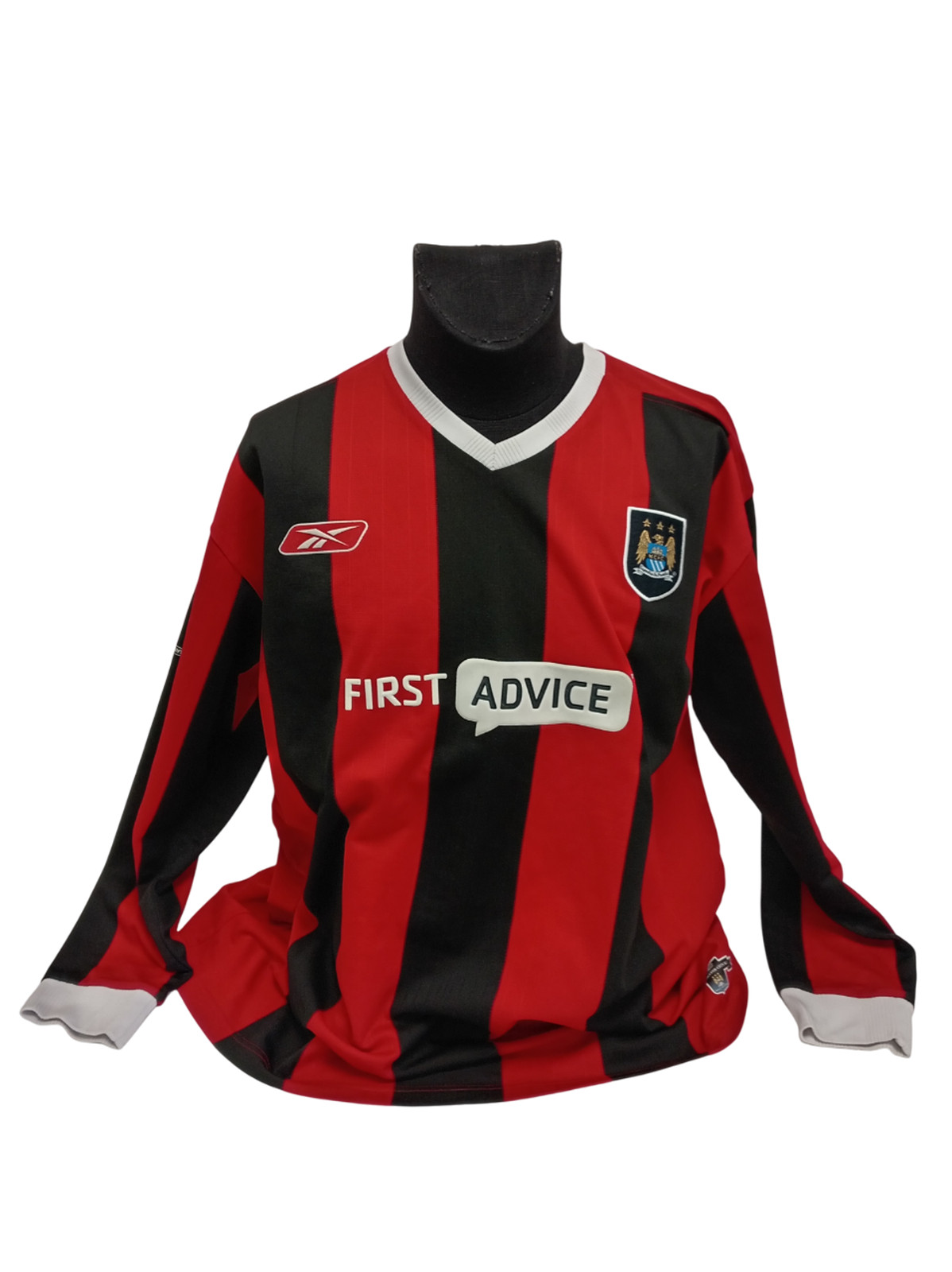MCFC Manchester City 2003 - 2004 Away Football Shirt LS Long Sleeve Jersey XXL for sale on Ebay