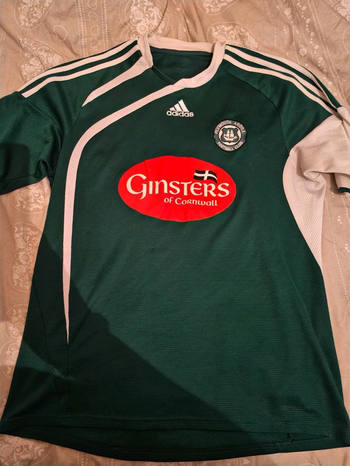 PLYMOUTH ARGYLE HOME SHIRT ADIDAS  for sale on Ebay