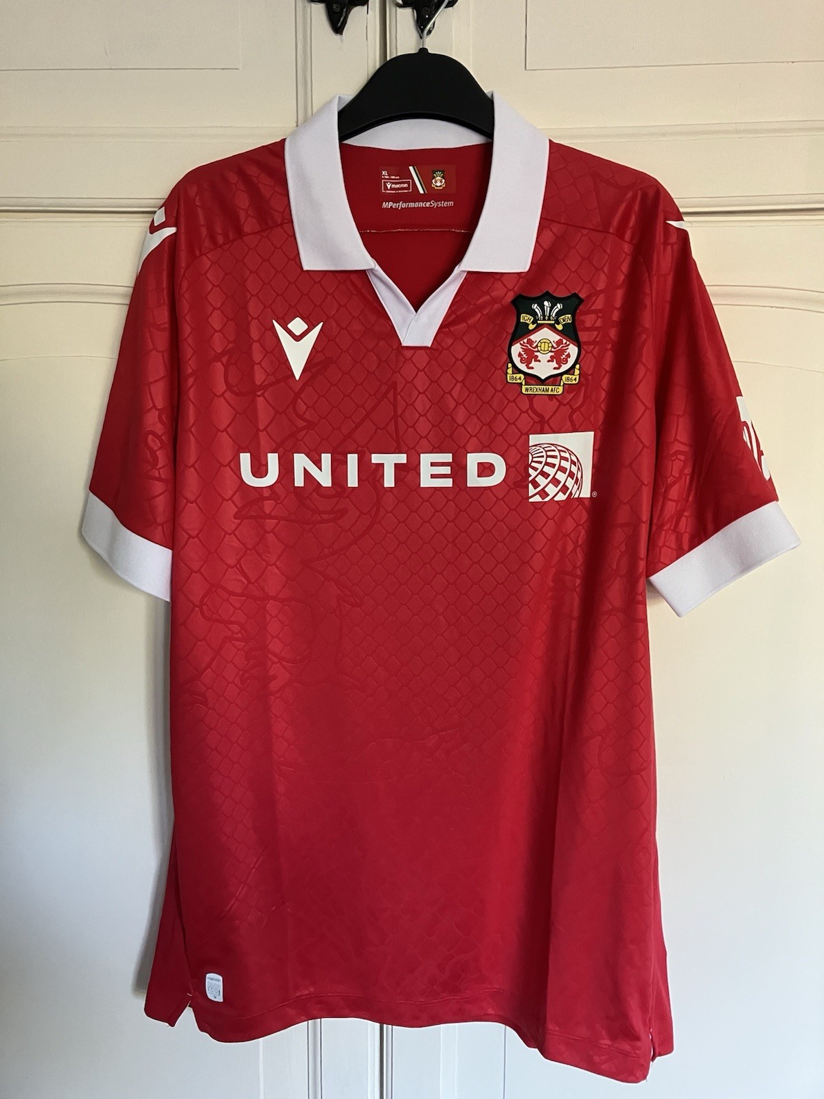 Wrexham AFC Home shirt 2024-2025 for sale on Ebay