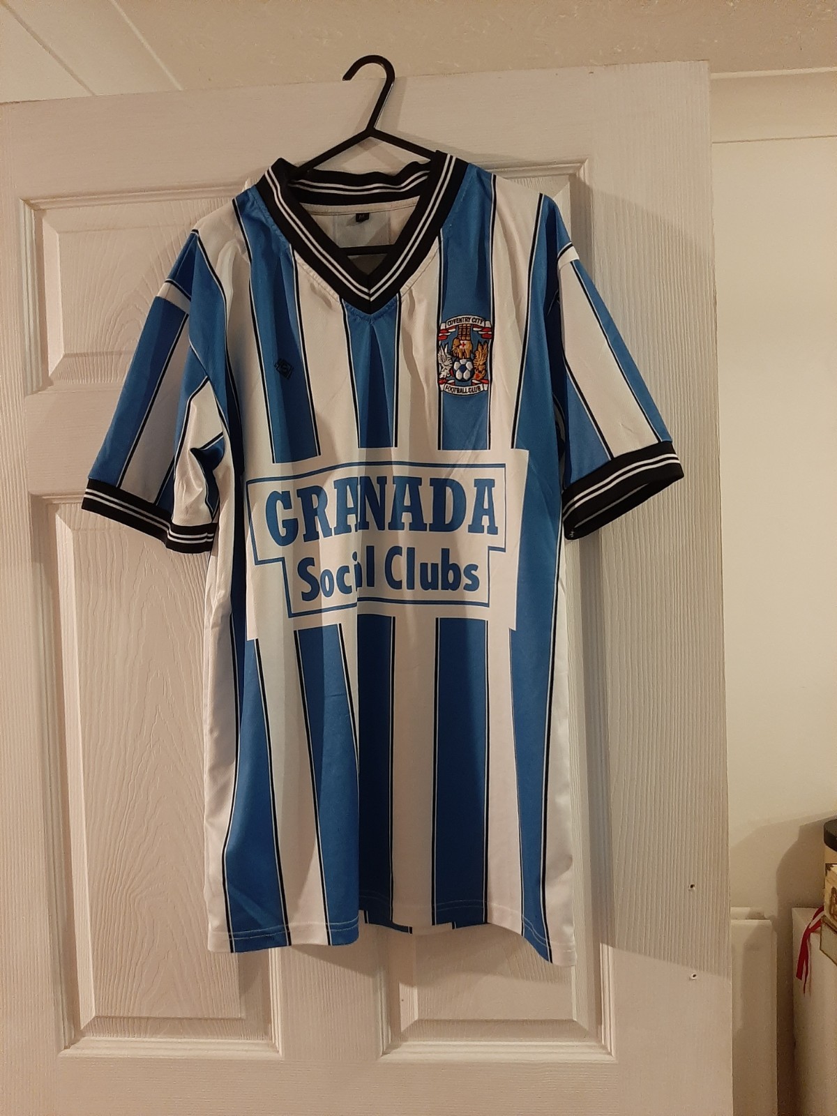 Coventry City Football Shirt Medium for sale on Ebay