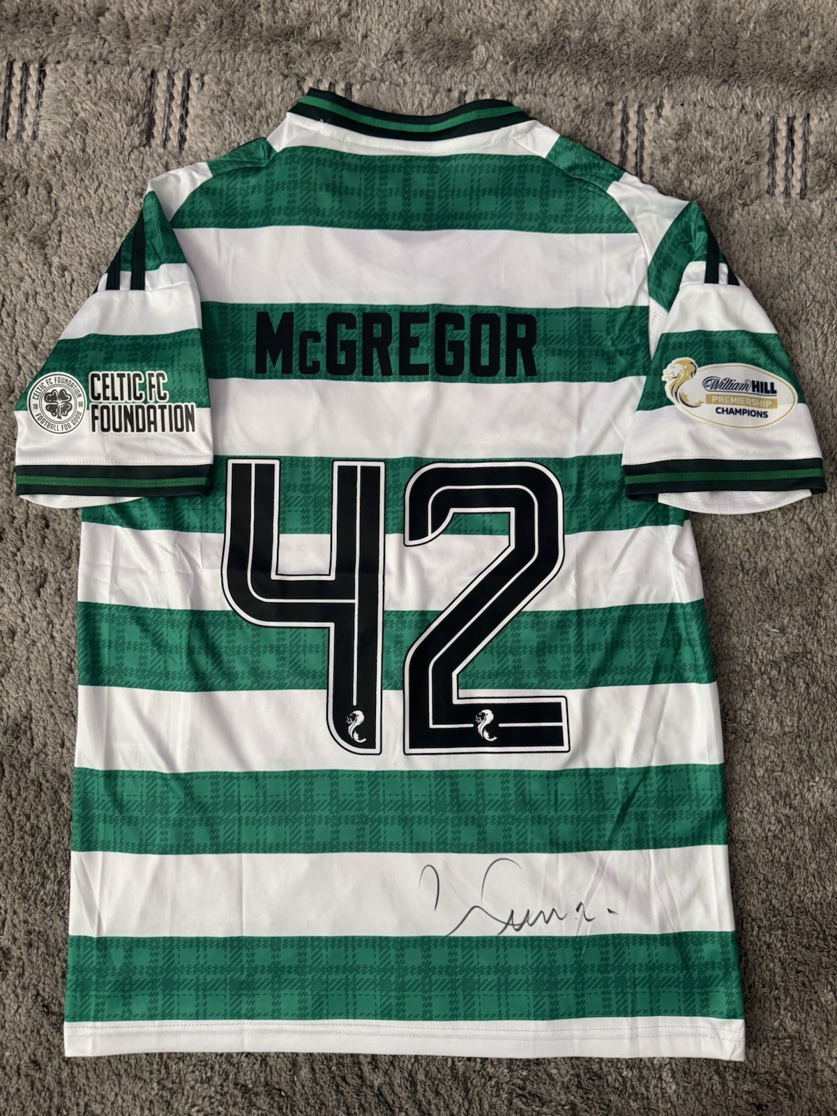 Genuine CALLUM McGREGOR Signed Celtic Fc Home Football Shirt 25/26 - Photo Proof for sale on Ebay