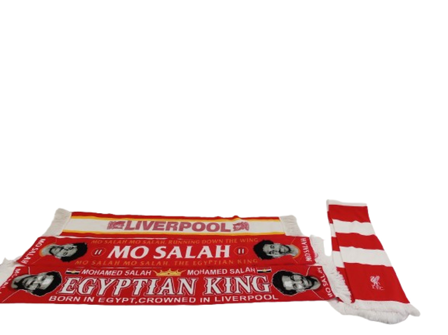 Liverpool FC Mohamed Salah Scarf Bundle - One Official LFC Merchandise Pre-Owned for sale on Ebay