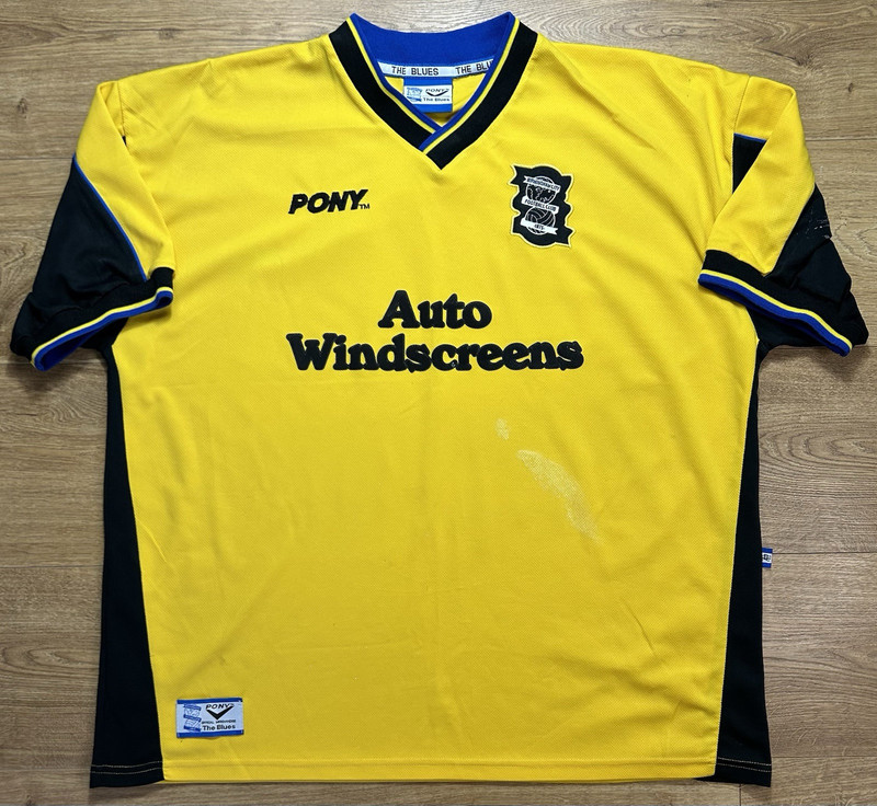 ORIGINAL BIRMINGHAM CITY 1997/98 Away Football Shirt XL PONY Rare for sale on Ebay