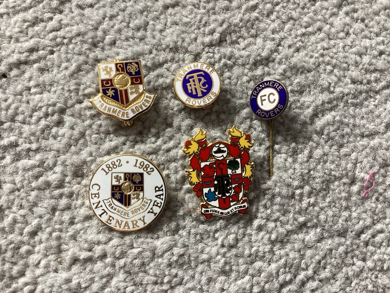 Tranmere Rovers Football Club Vintage Pin Badges. for sale on Ebay
