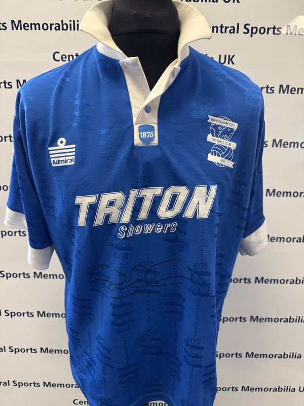 Birmingham City Football Shirt Original 1995 Signed by Paul Tait for sale on Ebay