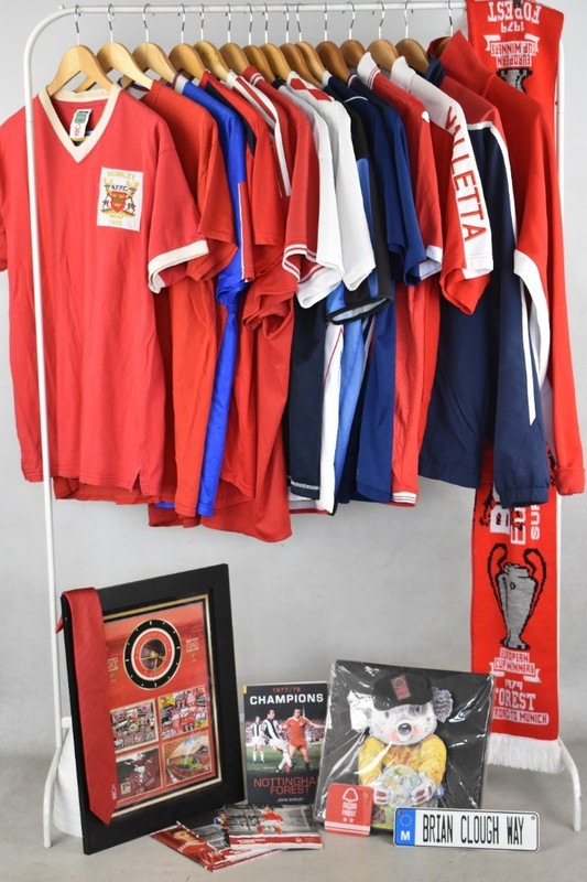 Nottingham Forest Football Club Memorabilia Job Lot x -- Shirts Scarfs Programs for sale on Ebay