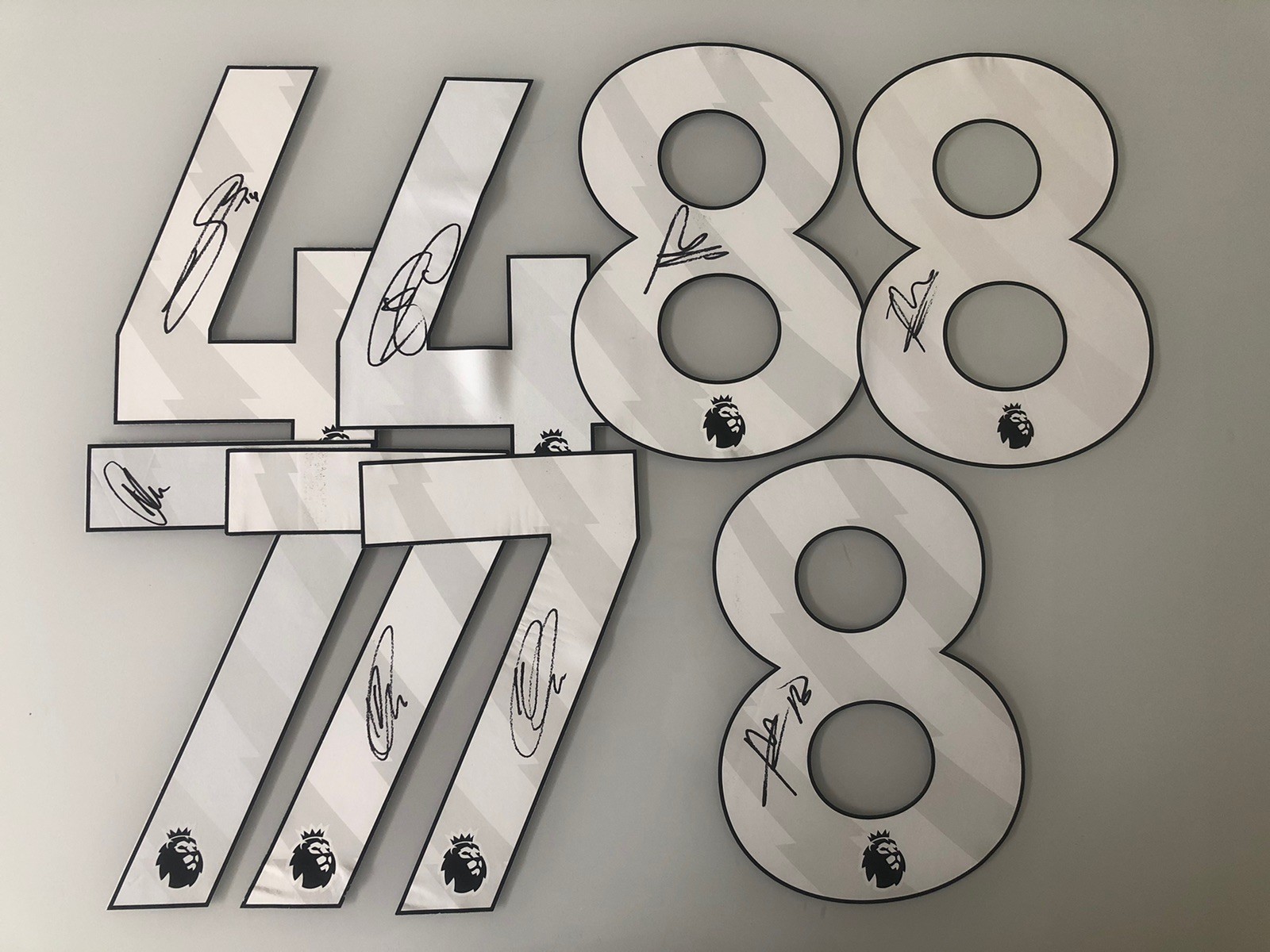 Leicester City Signed Shirt Number Bundle for sale on Ebay