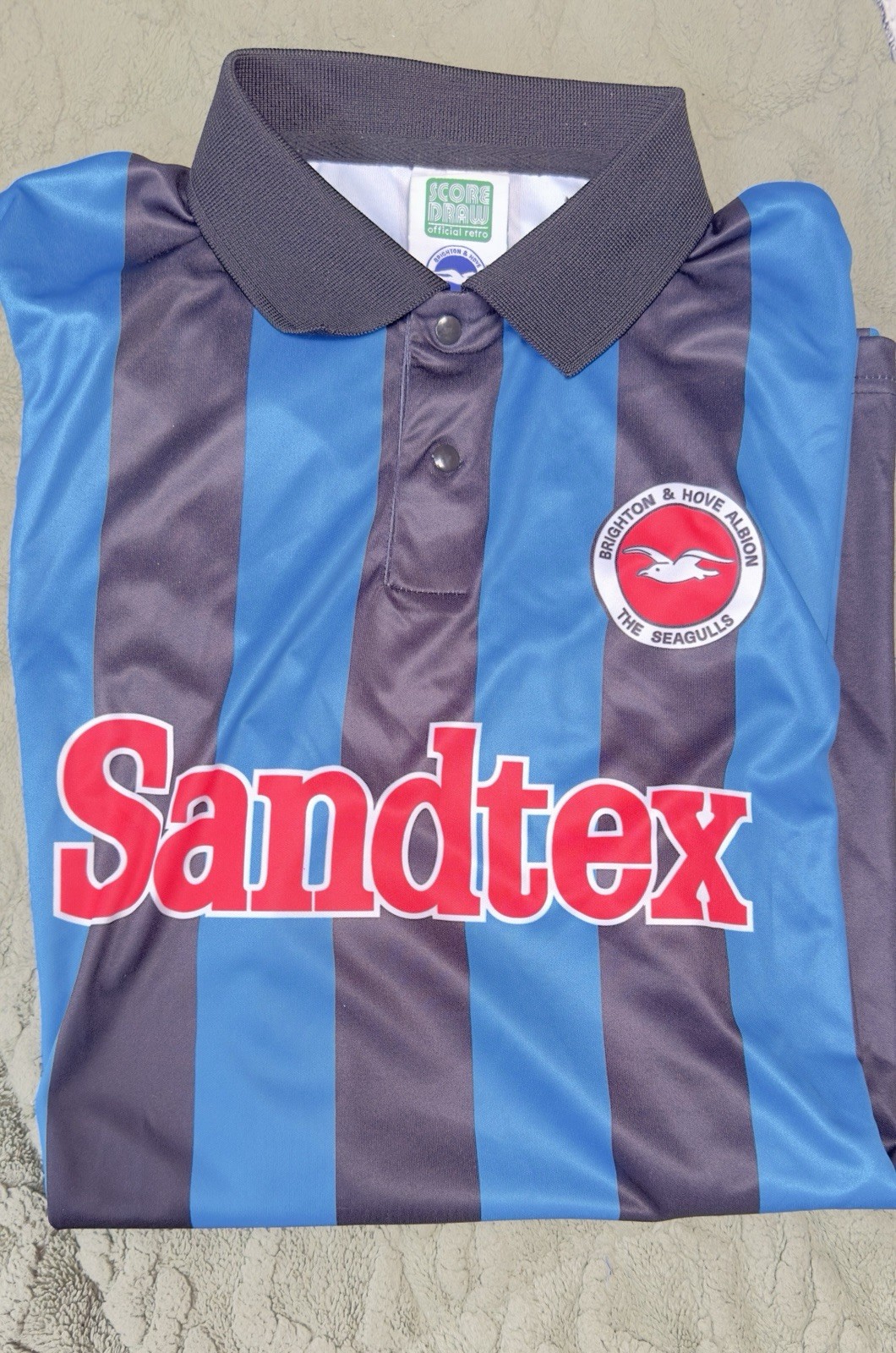 Brighton & Hove Albion Retro Shirt Large for sale on Ebay