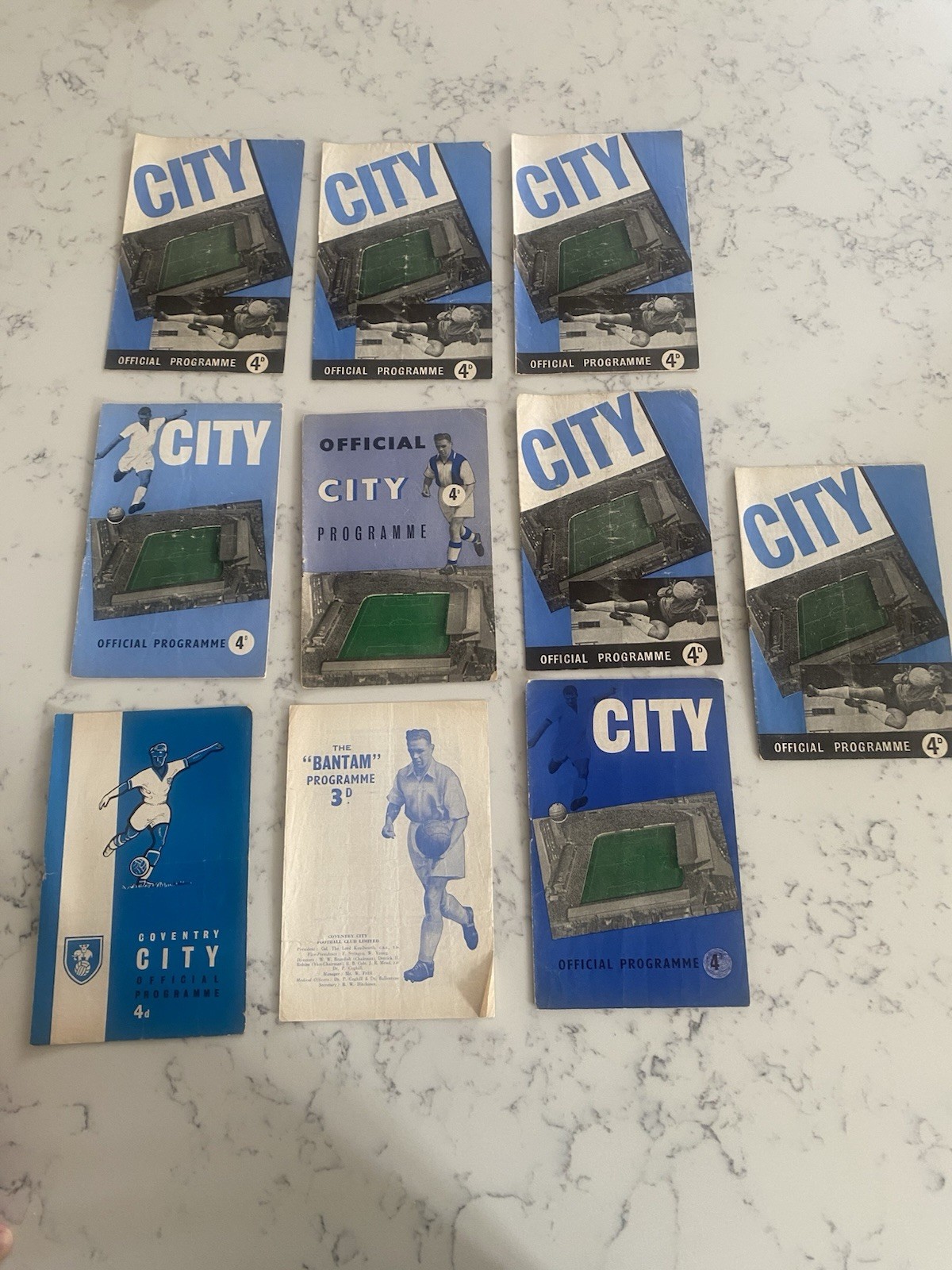 X 10 1950’s/ 1960’s Coventry City Home Programmes. for sale on Ebay