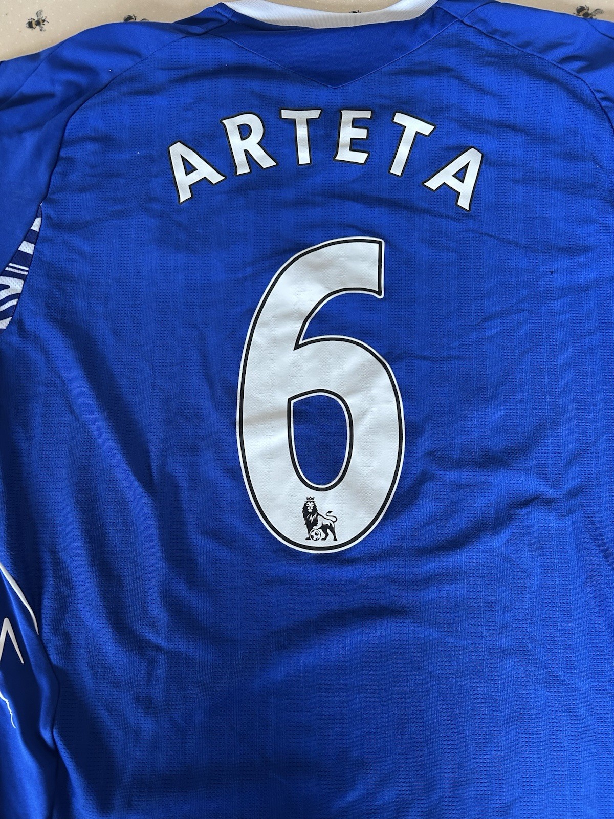 EVERTON 2006/2007 HOME FOOTBALL LONG SLEEVE #6 ARTETA SHIRT SIZE M Adult for sale on Ebay