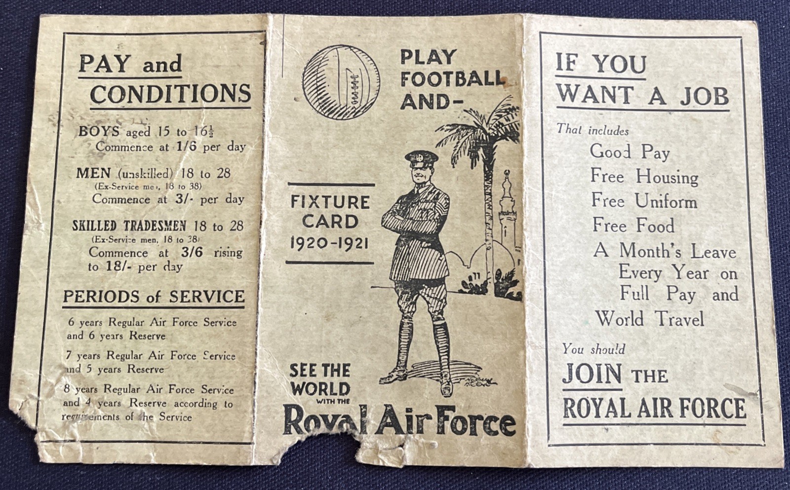 Football fixture card 1920/21  Sunderland  for sale on Ebay