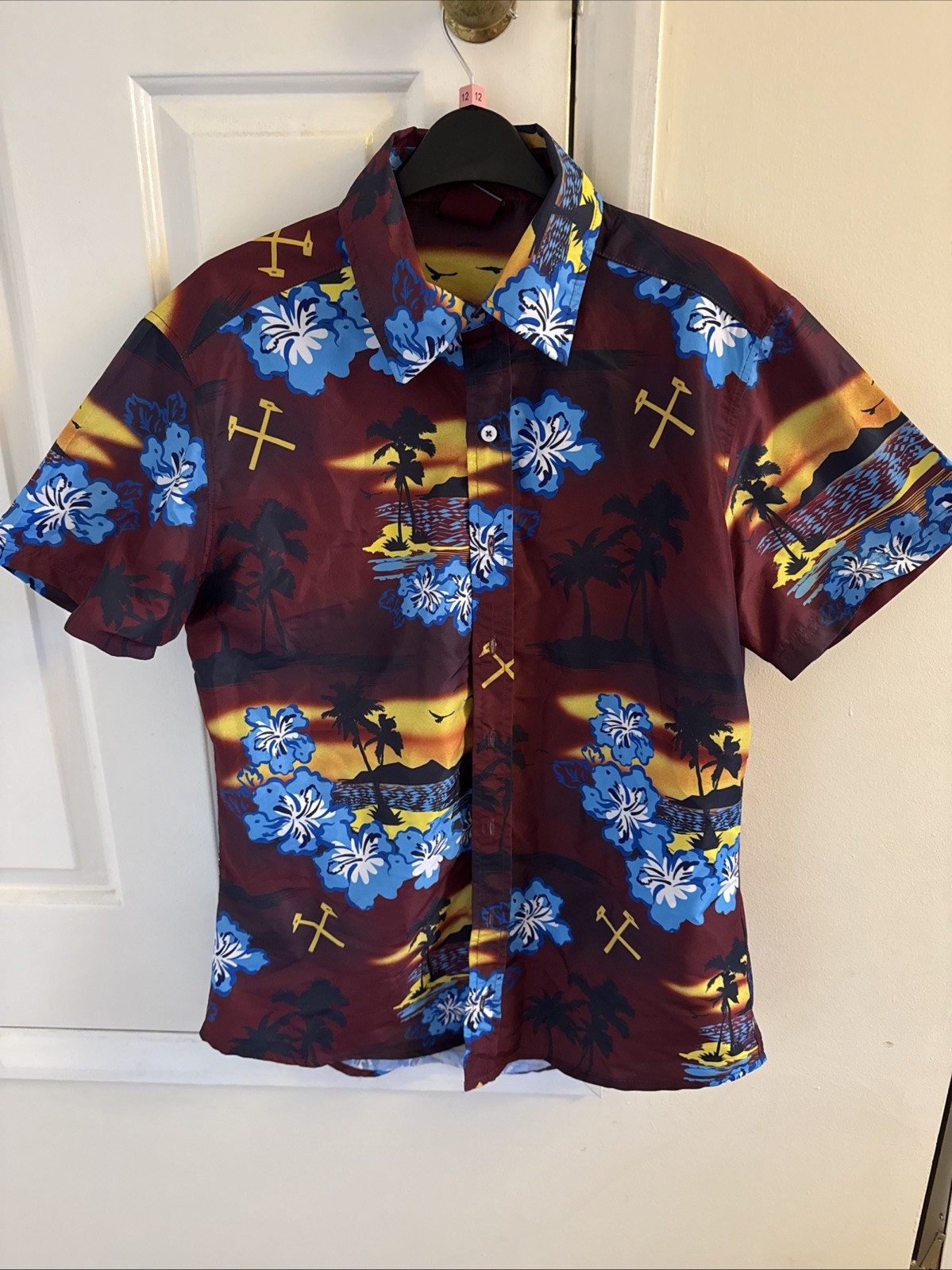 West Ham United Hawaiian Shirt Medium  for sale on Ebay