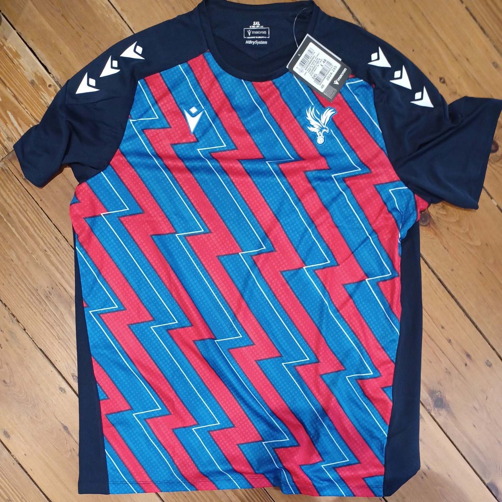 Crystal Palace 24/25 Warm Up Shirt Adults XXXL for sale on Ebay
