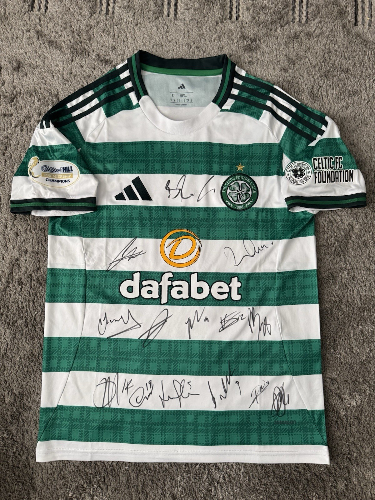 Genuine SQUAD SIGNED Celtic Fc Home Football Shirt 25/26 - Photo Proof for sale on Ebay