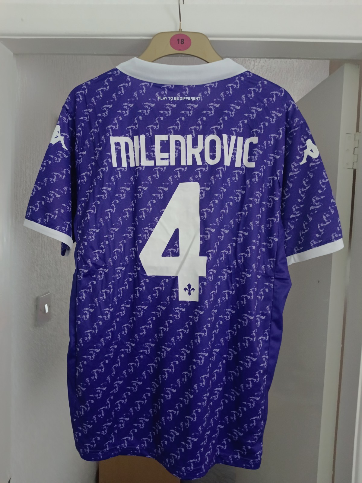 Nottingham Forest. Milenkovic Fiorentina Shirt. M.  for sale on Ebay
