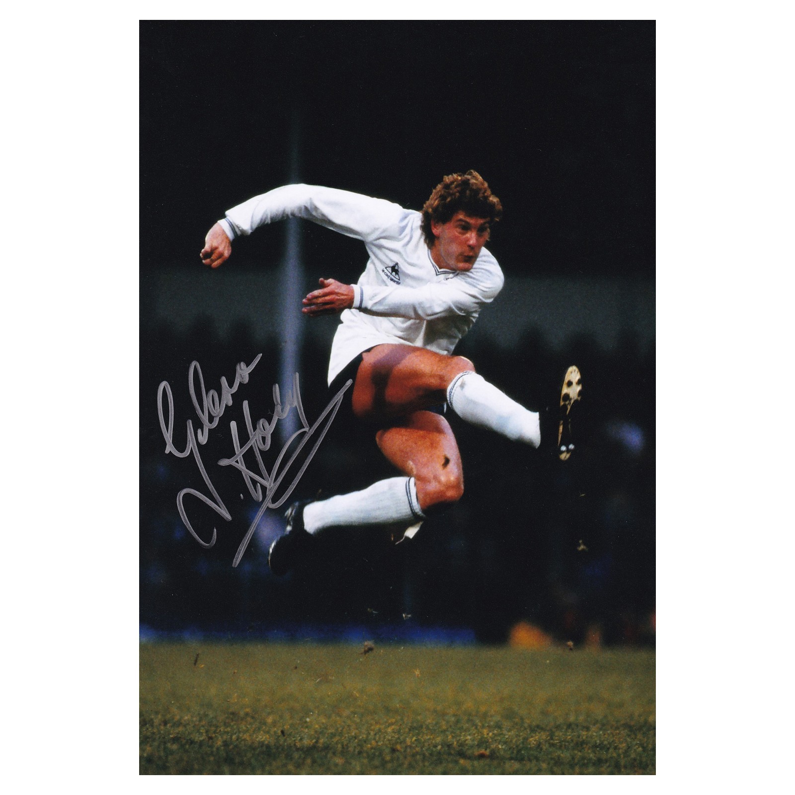 Glenn Hoddle Signed Tottenham Hotspur Photo Spurs Autograph COA for sale on Ebay