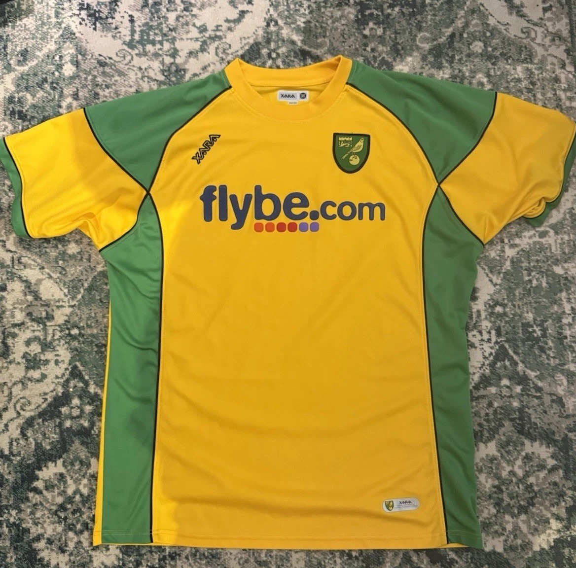 Norwich City 2006–2008 Home Shirt – Xara – Dublin #9 – Size XXL for sale on Ebay