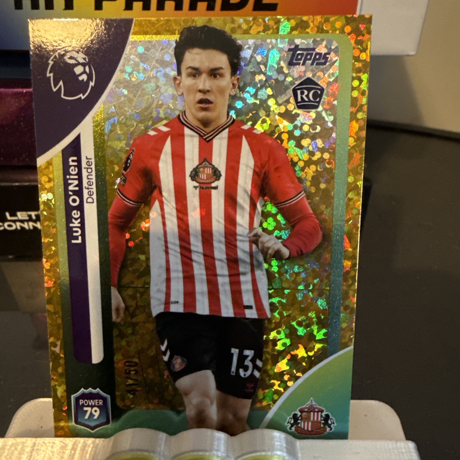 2026 Topps Premier League Luke O’Nien Sunderland Gold 41/50 for sale on Ebay