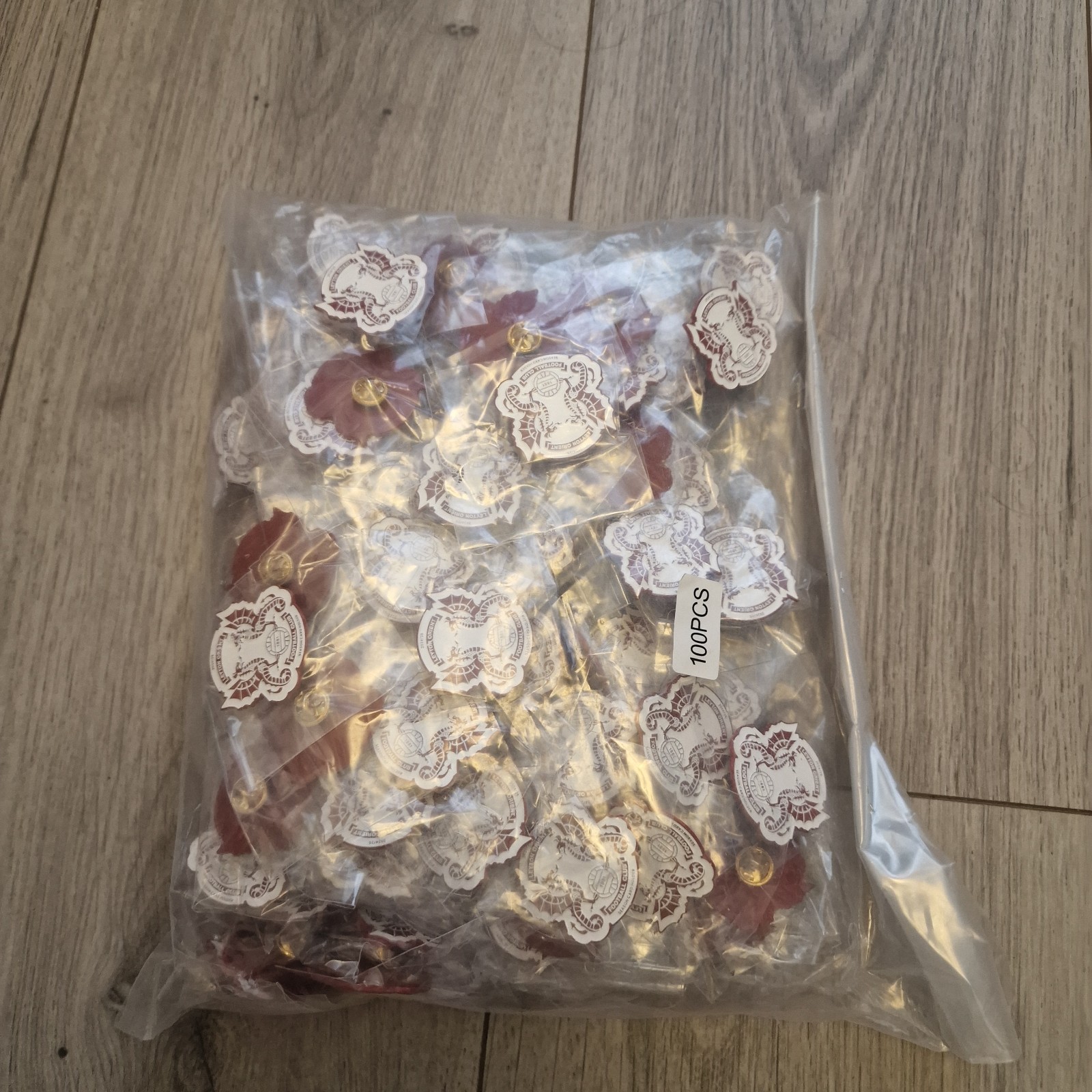 100 Leyton Orient Badges for sale on Ebay