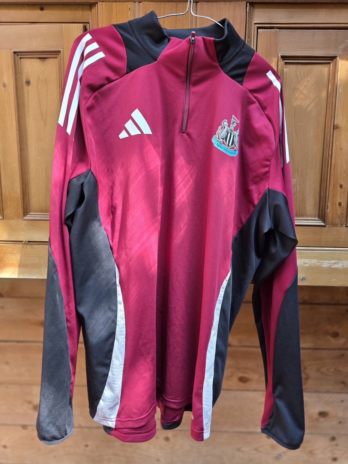 Newcastle United Quarter Zip Training Top for sale on Ebay