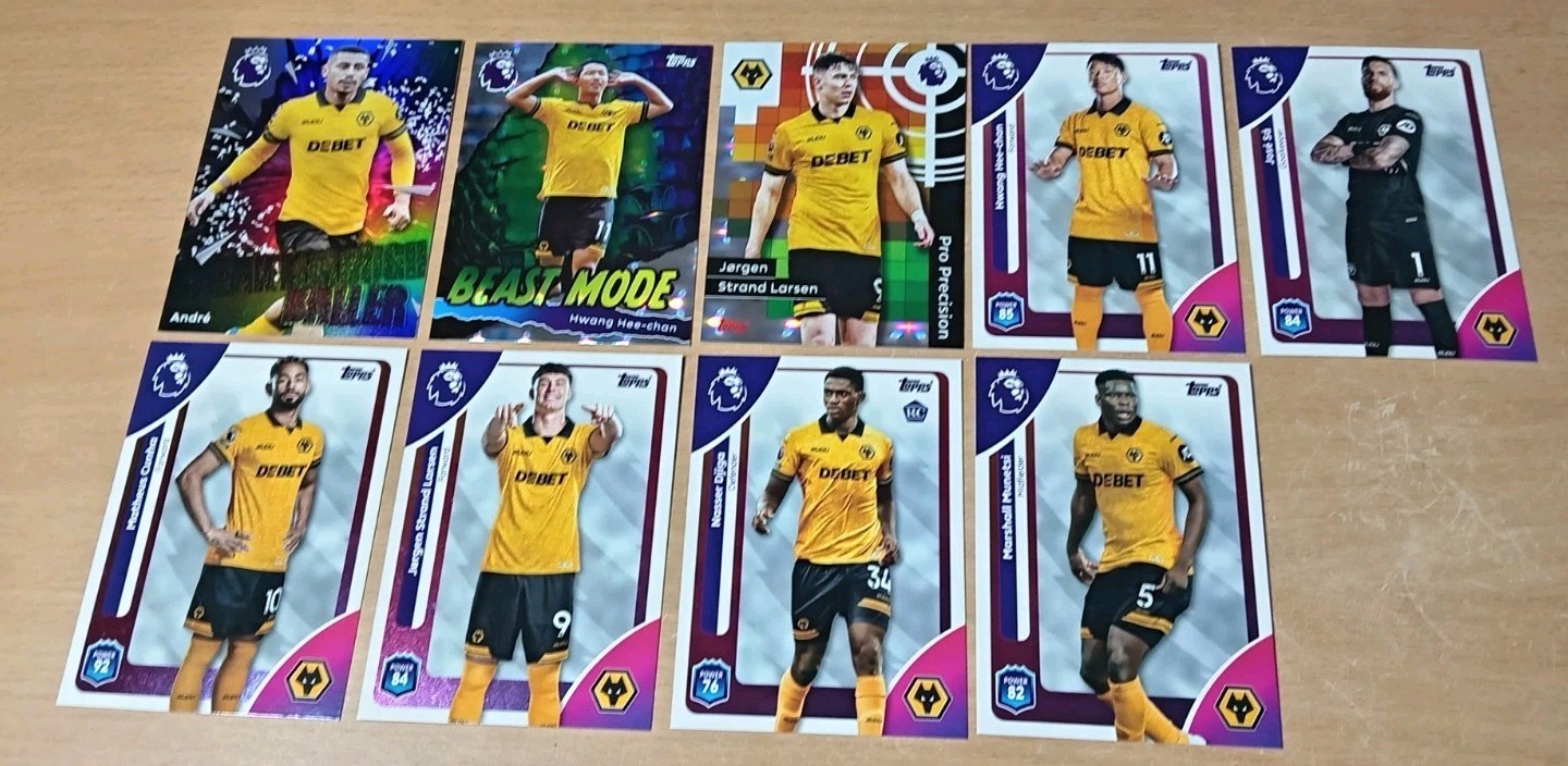 TOPPS 2026 Premier League 25/26 Football TCG Wolverhampton Wolves Team Bundle for sale on Ebay